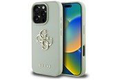 Handys - Cover & Cases - GUESS Grained Big 4G Logo Small Classic Logo case for iPhone 16 Pro Max - green - 3666339425005