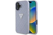 Handys - Cover & Cases - GUESS Hot Stamp 4G Pattern Triangle Metal Logo iPhone 16 Case - Purple - 3666339425425