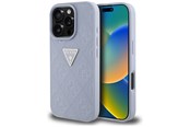 Handys - Cover & Cases - GUESS Hot Stamp 4G Pattern Triangle Metal Logo Case for iPhone 16 Pro Max - Purple - 3666339425456