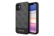 Handys - Cover & Cases - GUESS 4G Stripe Collection case for iPhone 11 6.1" / Xr - gray - 3700740469774