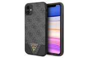 Handys - Cover & Cases - GUESS 4G Triangle Collection case for iPhone 11 6.1" / Xr - gray - 3666339016272