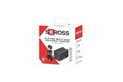 Handys - Adapter und Ladegeräte - SKross Multihead 100W GaN UniCharger USB-A 2xUSB-C -EU-US-UK Plug - 21704