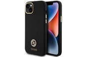 Handys - Cover & Cases - GUESS Silicone Logo Strass 4G Case for iPhone 15 Plus / 14 Plus 6.7" - Black - 3666339148492