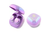 Kopfhörer/Headsets - GUESS 4G Printed Logo Bluetooth TWS Headphones + Docking Station - Purple - GUTWSJ144ESU