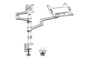 Monitorhalterung - ICY BOX IB-MS622-T mounting kit - for LCD display / notebook - IB-MS622-T