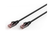 Netzwerk - Kabel - DIGITUS patch cable - 10 m - black - Schwarz - DK-1617-100-OD-10
