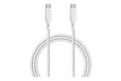 USB Kabel - ESSENTIALS by UPSTRÖM 100W USB-C to USB-C Cable 2.5m - White - CC250-100W-E