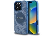 Handys - Cover & Cases - GUESS 4G Circle Classic Logo MagSafe case for iPhone 16 Pro - blue - 3666339426644