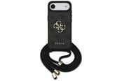 Handys - Cover & Cases - GUESS 4G Big Logo Cord Stap Crossbody Case for iPhone Air - Black - 3666339526740
