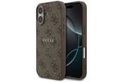 Handys - Cover & Cases - GUESS 4G Ring Classic Logo MagSafe Case for iPhone 17 - Brown - 3666339491048