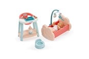 Rollenspiele - Ecoiffier Bed + baby chair + doll - 1833