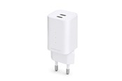 Handys - Adapter und Ladegeräte - ESSENTIALS by UPSTRÖM 65W Dual Port USB-C GaN Charger | 2 Ports - White - GC651-E