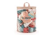 Baby Spielzeug - Ecoiffier 60 pcs bricks pink bag - BB Abrick - 7933
