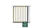 Babypflege - BabyDan Designer Gate mit 1 Verlängerung, nature/ silver - 501272