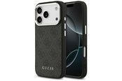 Handys - Cover & Cases - GUESS 4G Classic Logo MagSafe case for iPhone 17 Pro - black - 3666339518738