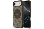 Handys - Cover & Cases - GUESS 4G Circle Classic Logo MagSafe case for iPhone Air - brown - 3666339490010