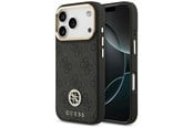 Handys - Cover & Cases - GUESS 4G Strass Logo MagSafe case for iPhone 17 Pro - black - 3666339529123