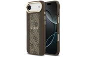 Handys - Cover & Cases - GUESS 4G Stripe MagSafe case for iPhone Air - brown - 3666339520489