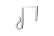 Smart-Home - Light Solutions Lichterketten-Clips – Für Weihnachtslichter und Lichterketten am Zaun - 25mm - Weiß - 20 Stk - 5714255018653