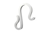 Smart-Home - Light Solutions Lichterketten-Clips – Dachrinnenhaken für Weihnachtslichter und Lichterketten - 20mm - Weiß - 20 Stk - 5714255018868