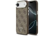 Handys - Cover & Cases - GUESS 4G Triangle Logo MagSafe case for iPhone Air - brown - 3666339517601
