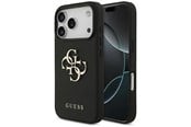 Handys - Cover & Cases - GUESS Grained Big 4G & Classic Logo case for iPhone 17 Pro - black - 3666339524890