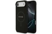Handys - Cover & Cases - GUESS Saffiano Classic Logo MagSafe case for iPhone Air - black - 3666339492380