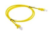 Netzwerk - Kabel - Lanberg patch cable - 1 m - yellow RAL 1028 - Gelb - PCU6-10CC-0100-Y