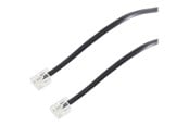 Netzwerk - Kabel - Helos S-Impuls phone cable - 1.5 m - black - Schwarz - 1m - 70083-1.5