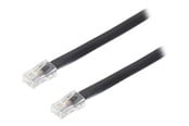 Netzwerk - Kabel - SCONN S-Impuls phone cable - 3 m - black - Schwarz - 70083-8/8