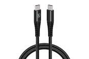 USB Kabel - SiGN USB-C to USB-C Cable 5A - 100W - 1m - Black - SN-100WB