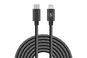 USB Kabel - SiGN USB-C to Lightning Cable 2.1A - 3m - Black - SN-3B