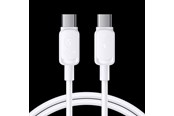 USB Kabel - SiGN USB-C to USB-C cable 60W - 0.25m - White - SN-CC025W