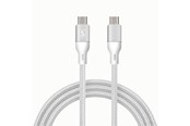 USB Kabel - SiGN 60W USB-C to USB-C cable - 2m - White - SN-CC3200W
