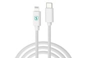 USB Kabel - SiGN USB-C to Lightning cable 1m - MFi - 27W - White - SN-MFI27W-1M