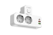 Handys - Adapter und Ladegeräte - SiGN 20W Power Strip with LED Night Light - 2-way/2 xUSB-A/1x USB-C - White - SN-SE2337