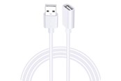 USB Kabel - SiGN USB-A extension cable 1m - white - SN-EXA-1M