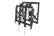 Wandhalterungen, AV-Halterungen & AV-Möbel - Peerless AV Peerless-AV SmartMount Full Service Video Wall Mount with Quick Release DS-VW755S mounting kit - for video wall - black powder coat - Max 36.4 kg - recommended for 65" - DS-VW755S