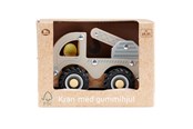 Spielzeugauto - Impulse Toys Kran mit Gummirädern aus Holz - 6930021
