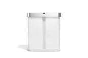 Mülltrennung - Simplehuman Sensor-Abfalltrennsystem – 58 L – weiß - ST2052