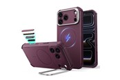 Handys - Cover & Cases - ESR Cyber Tough Kickstand MagSafe Case for iPhone 18 Pro / 17 Pro - Burgundy - 4894240303924