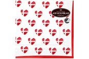 Küchenzubehör - Asp-Holmblad Servietten "HEARTS OF DANNEBROG" - 97406