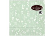Küchenzubehör - Asp-Holmblad Servietten ”TILDA DUSTY GREEN-WHITE” - 97920