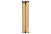 Einrichtung - Asp-Holmblad Spitzkerzen ”crackle” Light Yellow - 72175