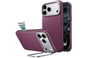 Handys - Cover & Cases - ESR Atelier Kickstand MagSafe Case for iPhone 18 Pro / 17 Pro - burgundy - 4894240303962