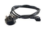Stromkabel (Intern) - C2G 1m 18 AWG UK 90° Power Cord (IEC320C13R to BS 1363) - power cable - power IEC 60320 C13 to BS 1363 - 1 m - C2G82035