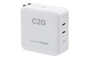 Handys - Adapter und Ladegeräte - C2G power adapter - dual - USB-C - 65 watt - C2G58882
