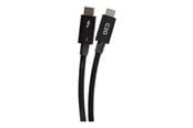 FireWire / ThunderBolt Kabel - C2G - Thunderbolt cable - USB-C to USB-C - 1 m - C2G28821