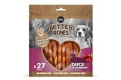 Hunde - Zoë Betterbones Twisters m/And & kylling 308 g. - 022517927854