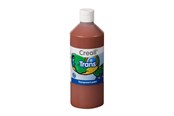 Kreativ-Spiele - Creall Transparent Paint Brown 500ml - 23027